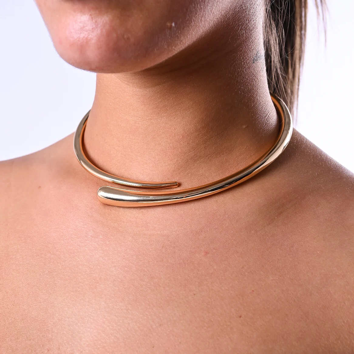 B LOVE - COLLANA GIROCOLLO RIGIDO ART.COGIRG - ORO