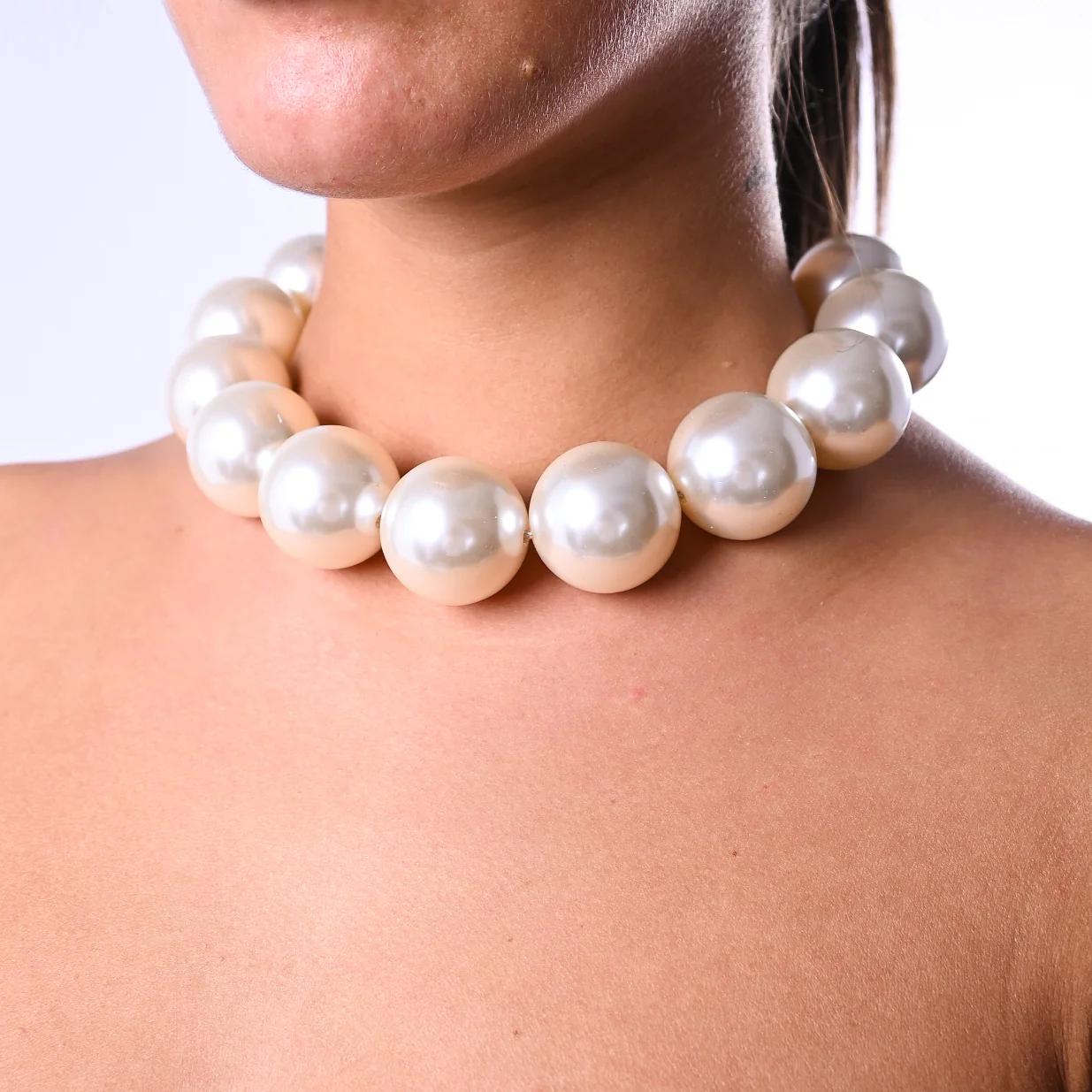 B LOVE - COLLANA GRANDE PERLE ART.BUPRGR - PERLA