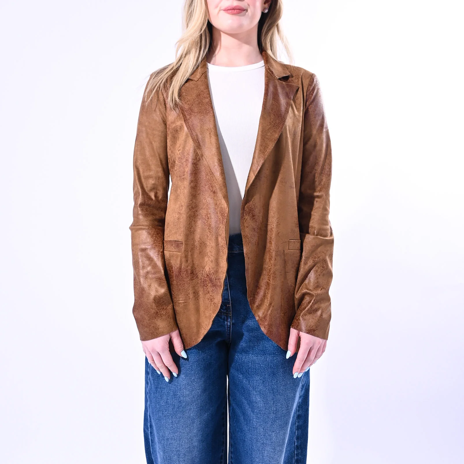 GOLD - GIACCA ROCK EASY ART.37478/3181/B - SUEDE BRUCIATO - Image 2