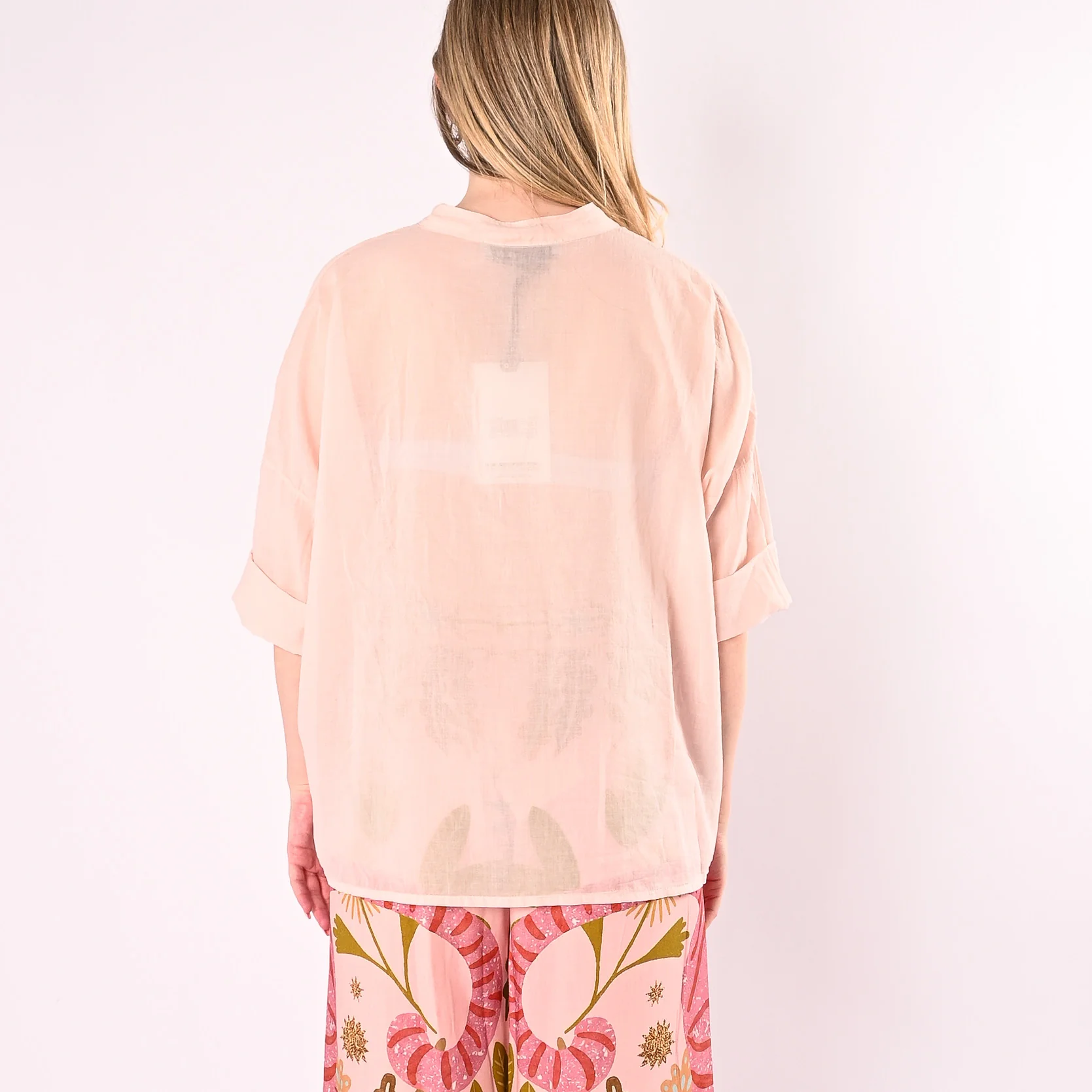 HAVEONE - CAMICIA VOILE IN MUSSOLA ART. CFL-Q387/C - CIPRIA - Image 4