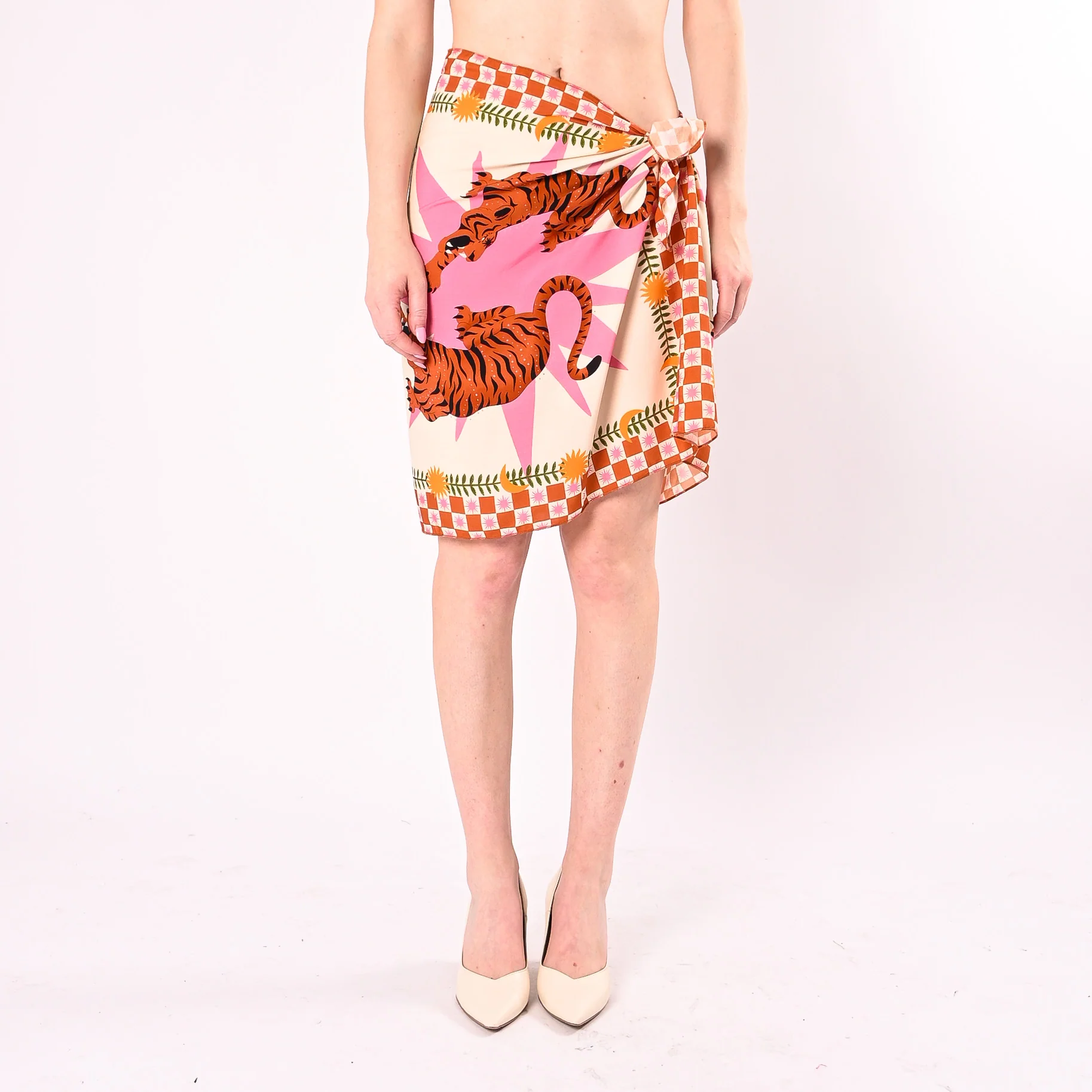 HAVEONE - GONNA LONGUETTE PAREO TIGER ART. GVS-Q193/F - FUXIA - Image 2