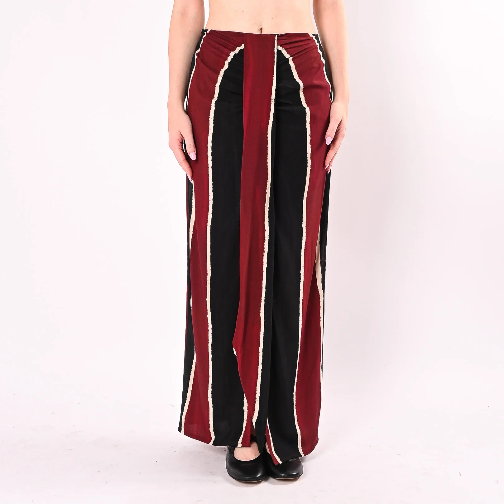 HAVEONE - GONNA LUNGA FANTASIA ETNICA ART. GFW-Q194/NI - NERO/INDIA - Image 2