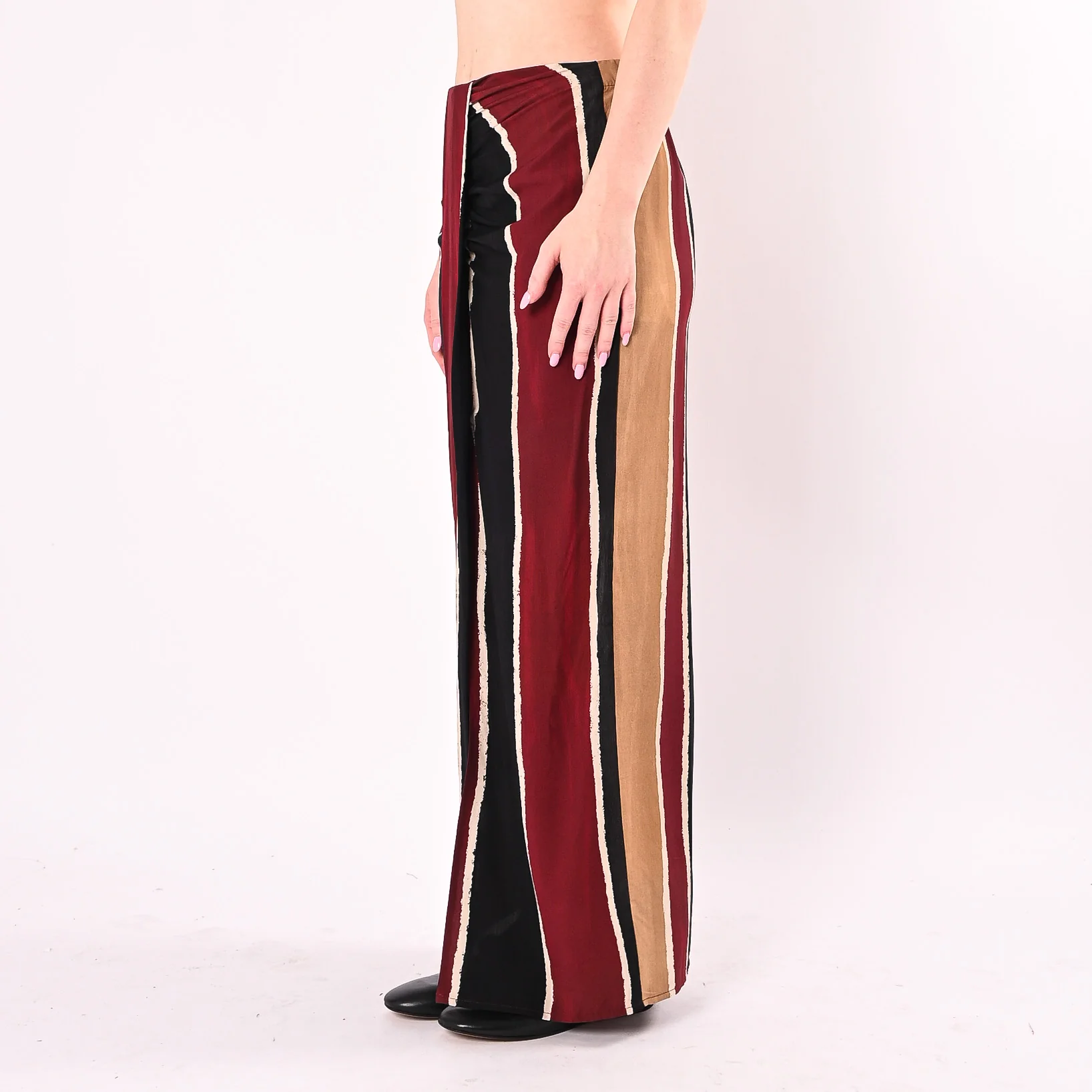 HAVEONE - GONNA LUNGA FANTASIA ETNICA ART. GFW-Q194/NI - NERO/INDIA - Image 3