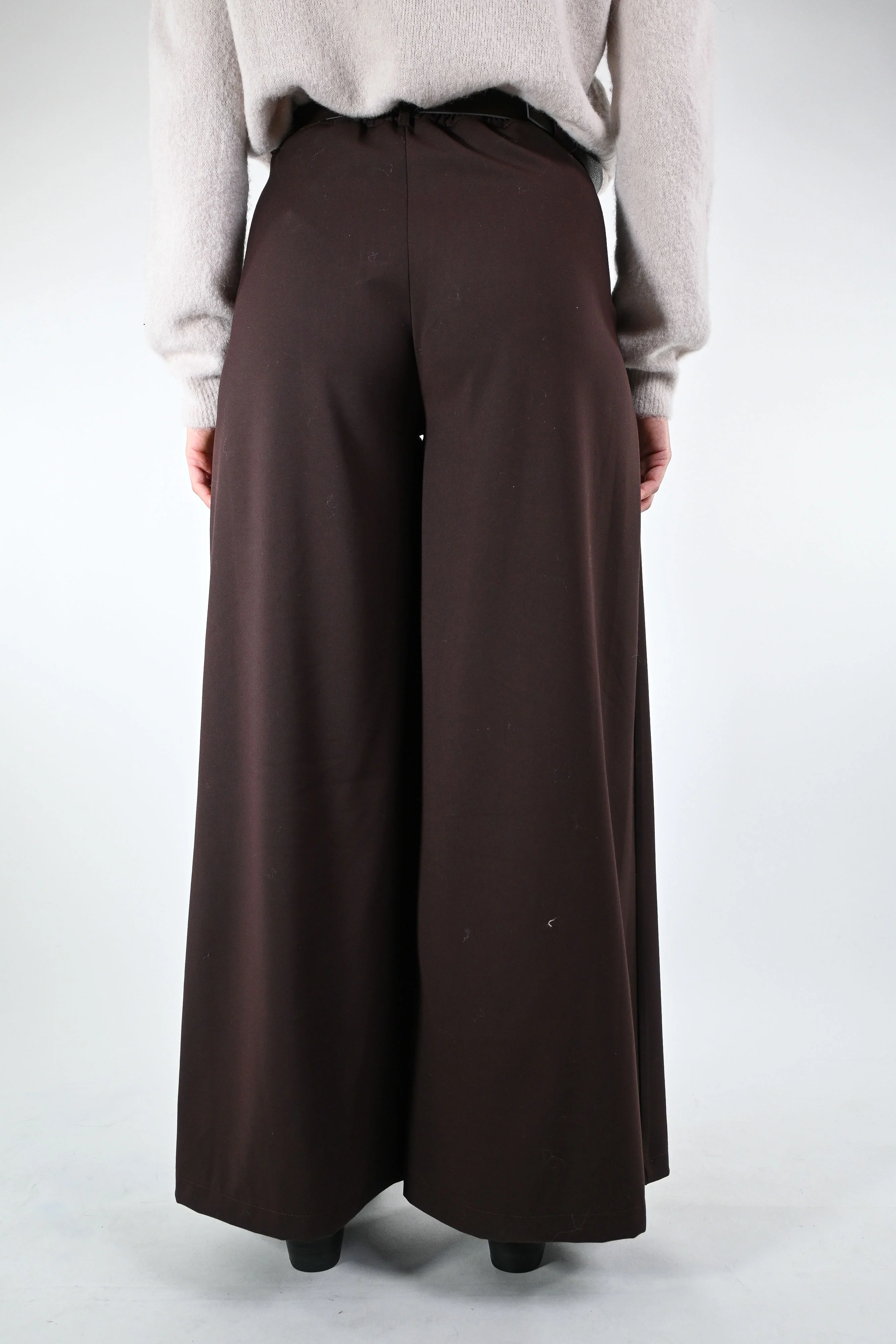 HAVEONE - PANTALONE LARGO CON PINCES ART.PVE-P274 - MORO - Image 4