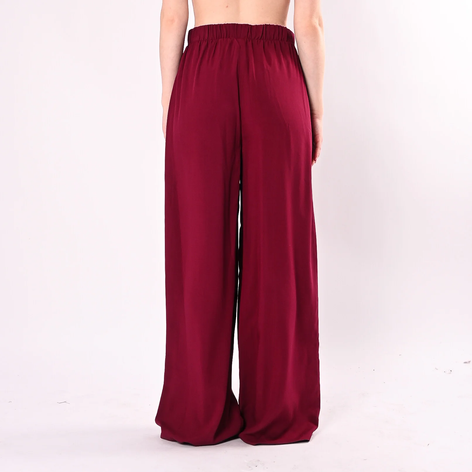 HAVEONE - PANTALONE PALAZZO FLUIDO IN VISCOSA ART. PIA-Q670/I - INDIA - Image 4
