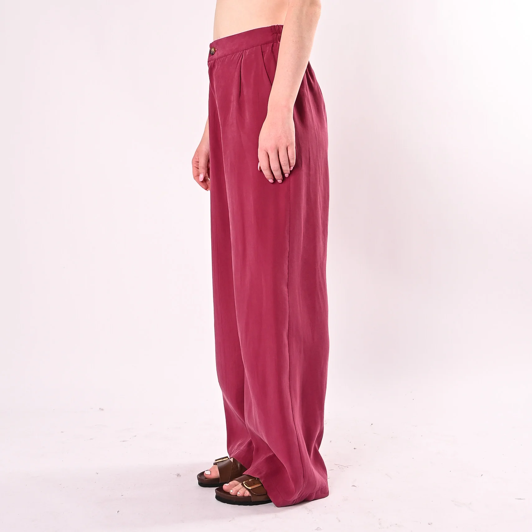 HAVEONE - PANTALONE PALAZZO IN MODAL ART.PFW-Q662/I - INDIA - Image 3