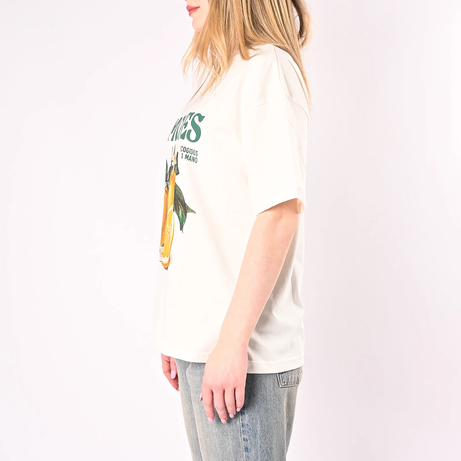 HAVEONE - T-SHIRT OVER A SCATOLA LIMONES ART. TDY-Q240/L - LATTE - Image 3