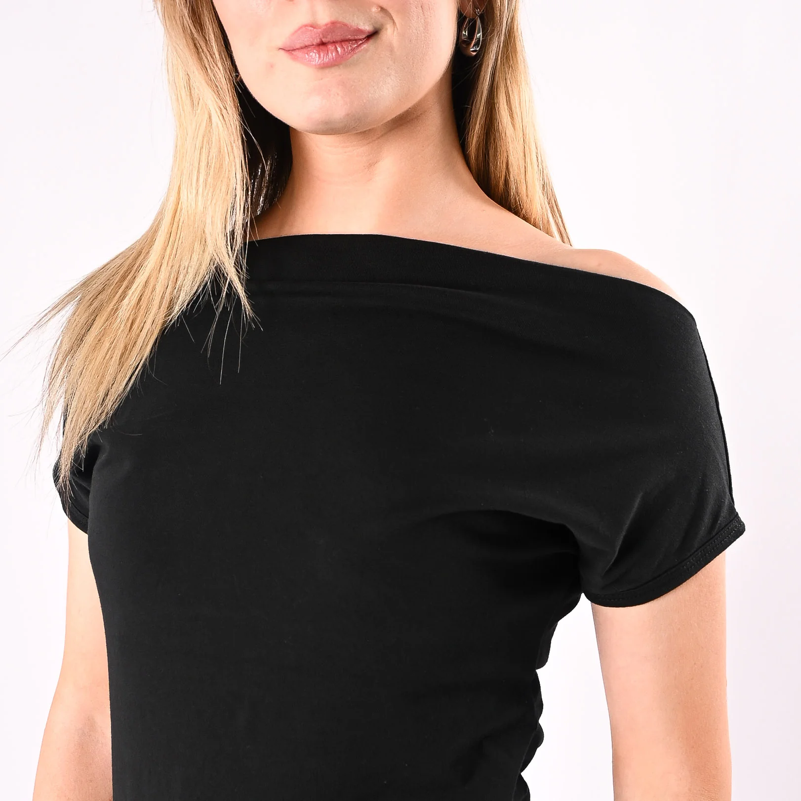 HAVEONE - T-SHIRT SCOLLO BARCA ART. MJS-Q154/N - NERO - Image 5