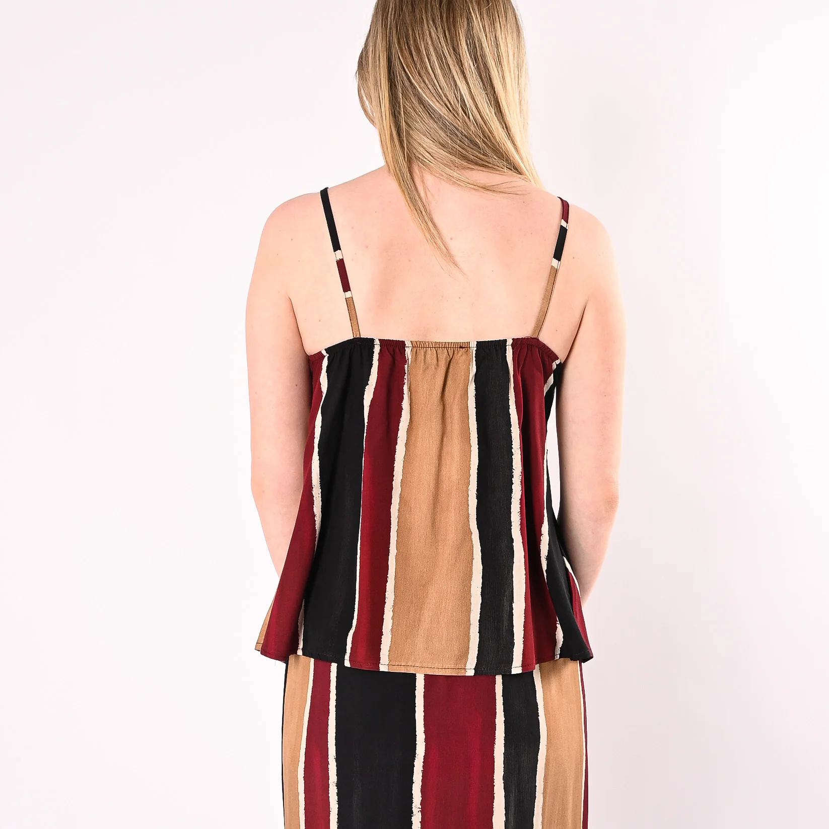 HAVEONE - TOP FANTASIA ETNICA ART.RFW-Q310/NIB - NERO/INDIA/BEIGE - Image 5