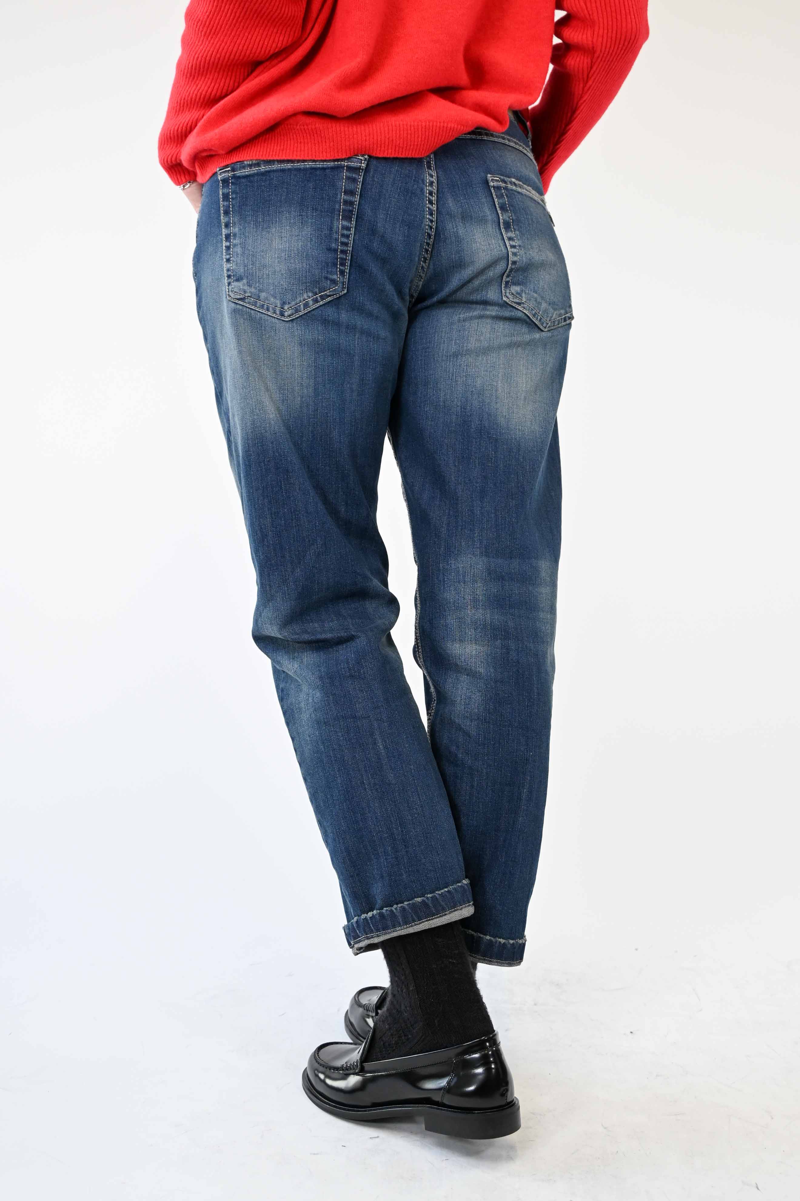 JEANS BAGGY ELASTICIZZATO LAVAGGIO MEDIO - Image 6